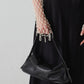 Borsa vintage in pelle con manico regolabile