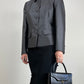 PRADA giacca in lana e seta