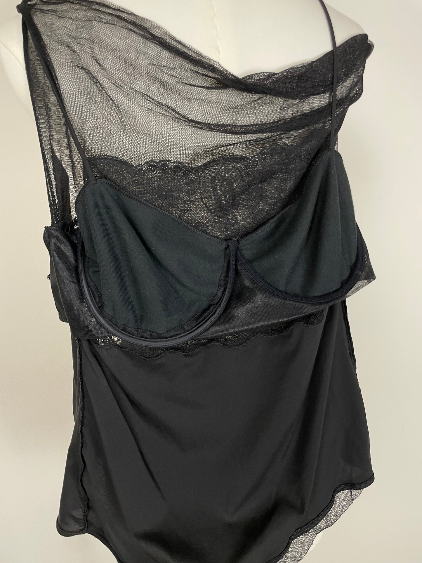 Bustino La Perla in tulle con pizzo