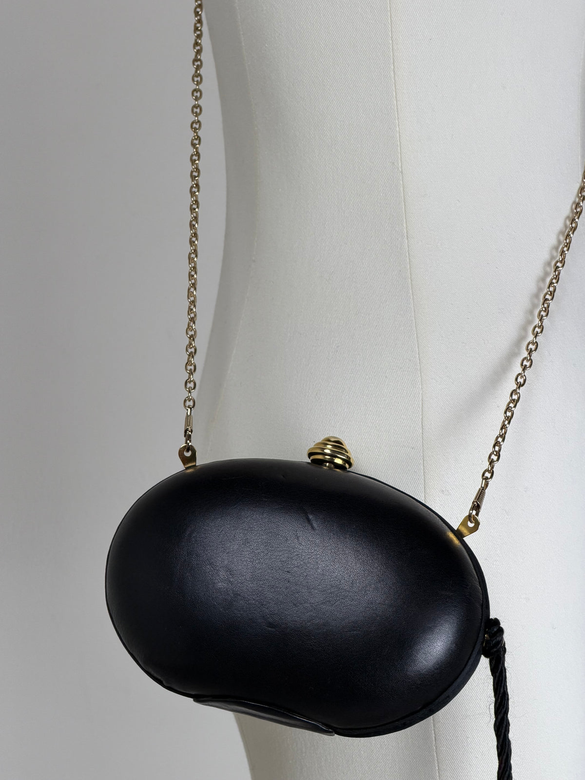 Clutch vintage in pelle