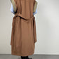 Cappotto vintage Cerruti in pura lana con maniche rimovibili
