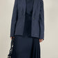 MOSCHINO Cheap and Chic blazer in lana gessato con impunture