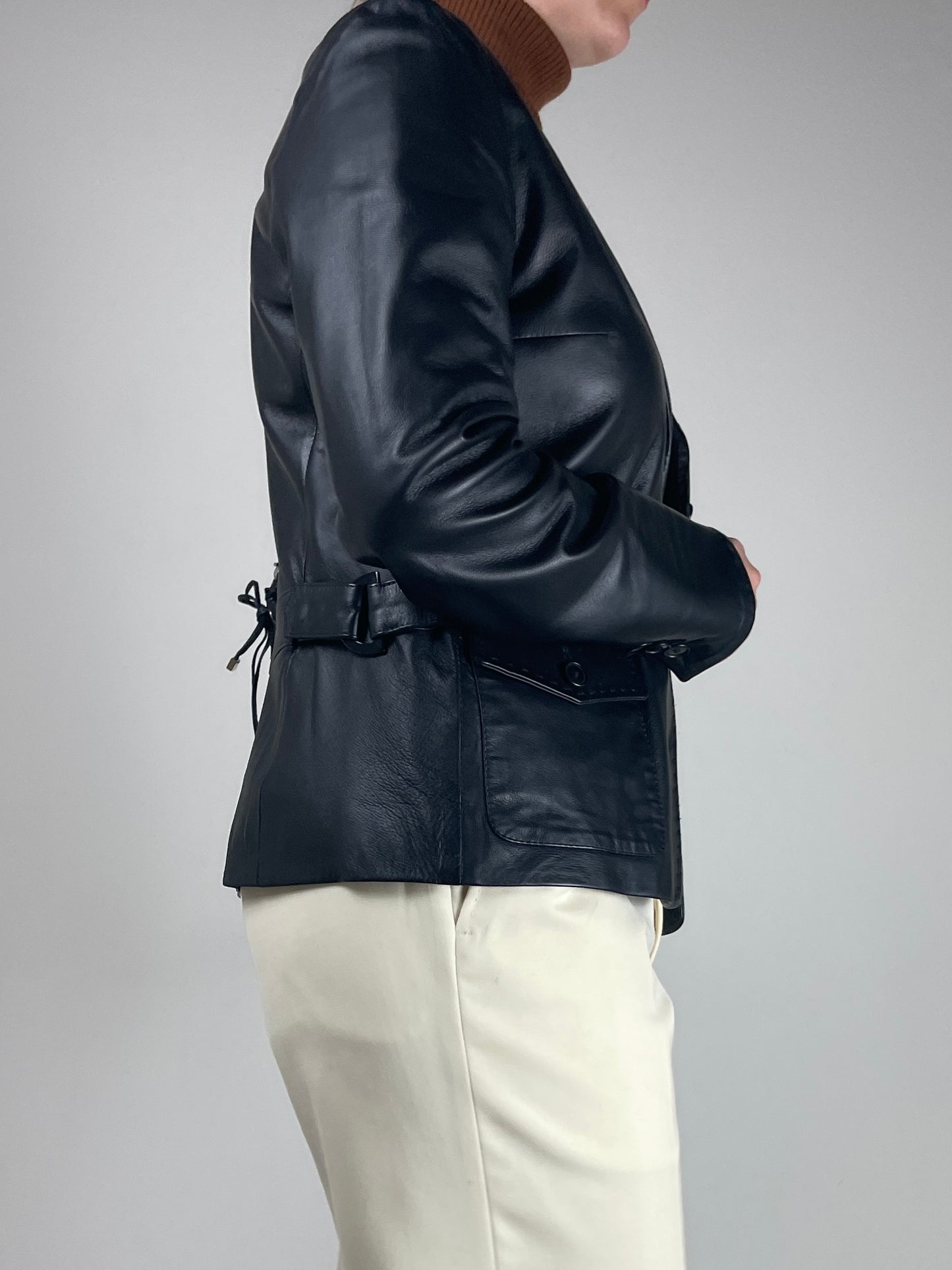 Blazer Made in Italy in vera pelle