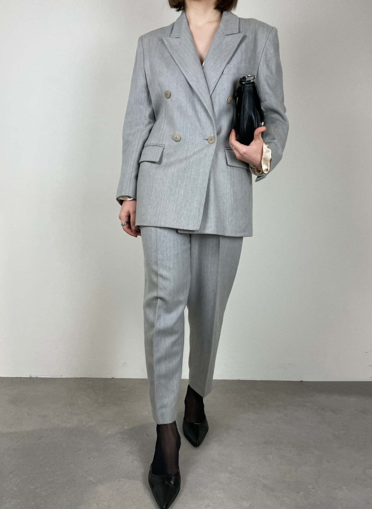 Made in Paris grey wool suit