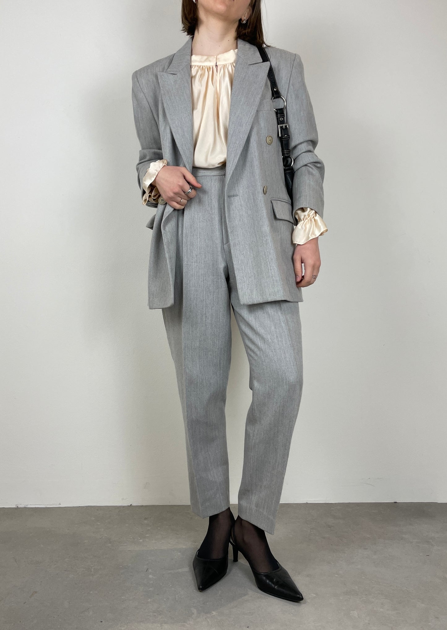 Made in Paris grey wool suit