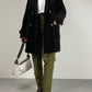 Giacca vintage in velluto marrone