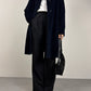Cinzia Rocca Icon cappotto blu in alpaca e lana