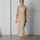 Alberta Ferretti abito in pura seta ricamata
