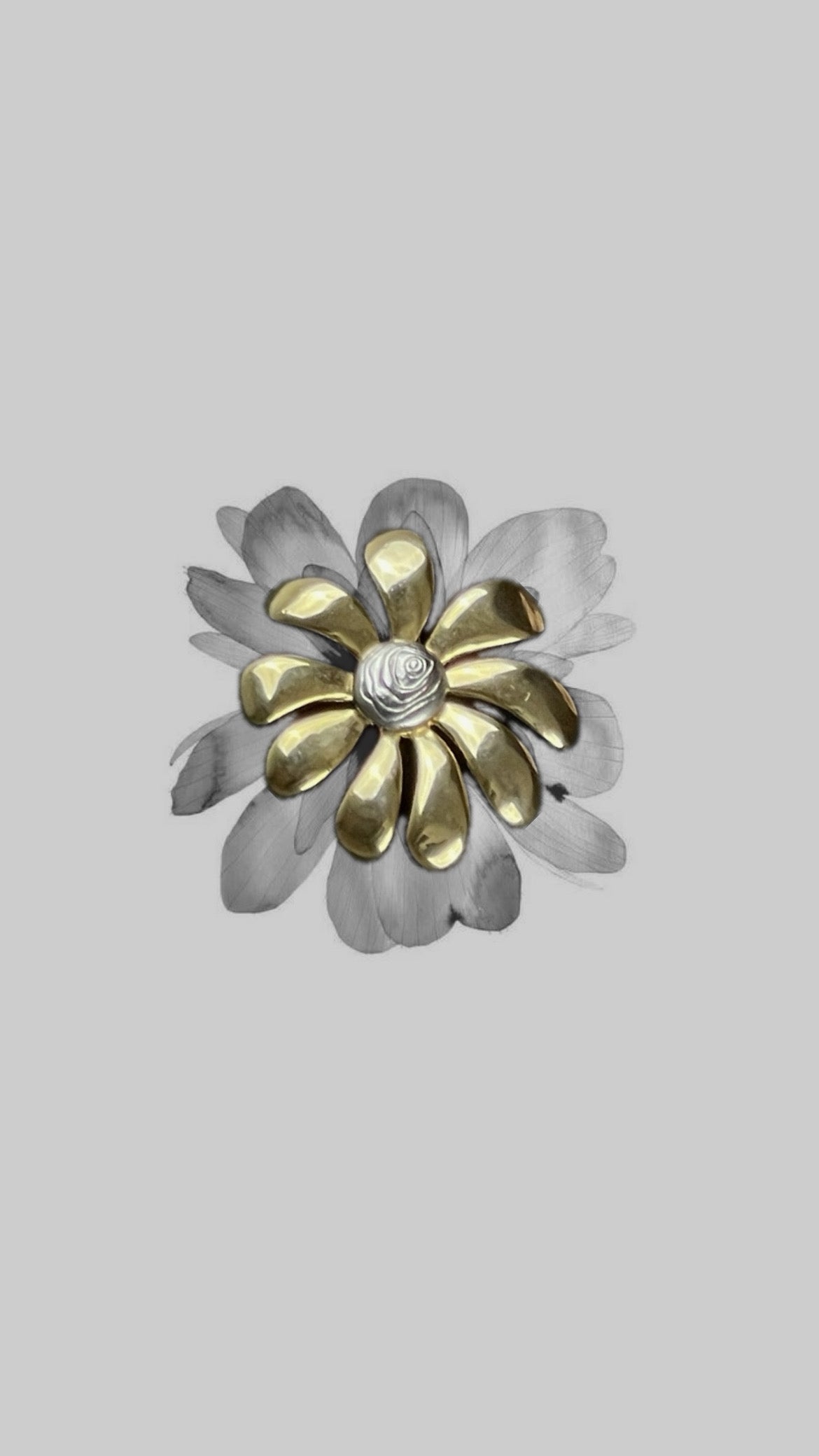 Flower brooch