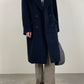 MANI by Giorgio Armani wool blue coat