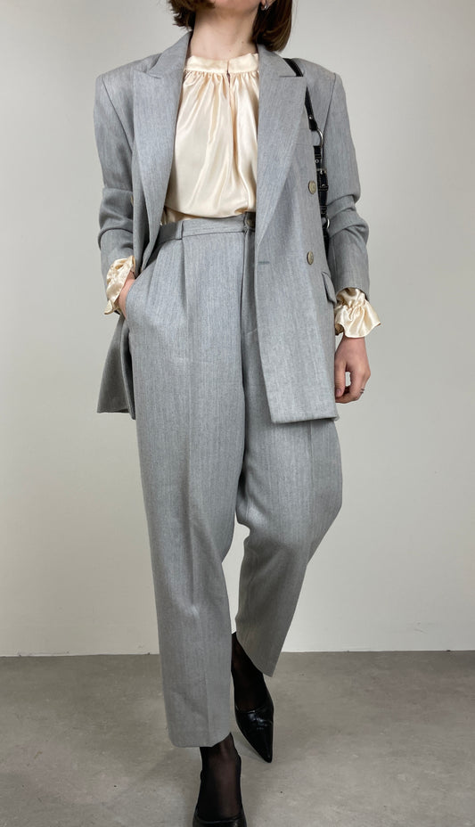 Made in Paris grey wool suit