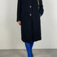 Wool soft black coat