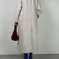 Seashell wool coat