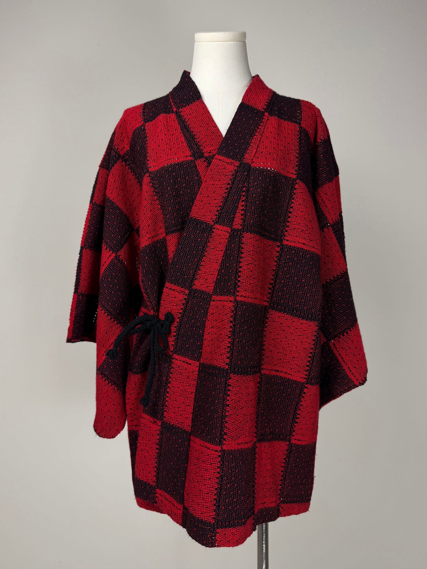 Haori giapponese in maglia di lana