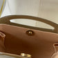 Borsetta vintage in acrilico oro con manico e tracolla
