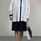 Camicia in cotone con incrocio sul retro
