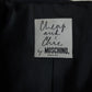 MOSCHINO Cheap and Chic blazer in lana gessato con impunture