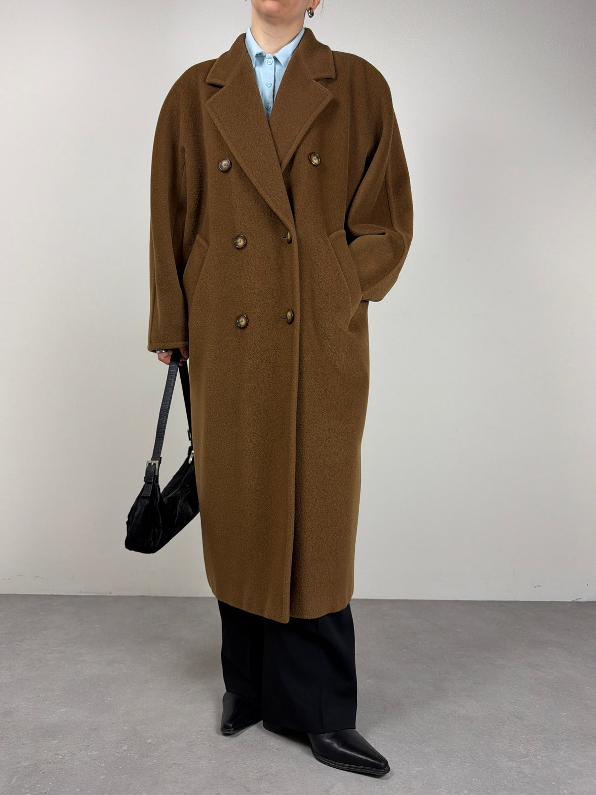 Max Mara icon 101801 cappotto marrone