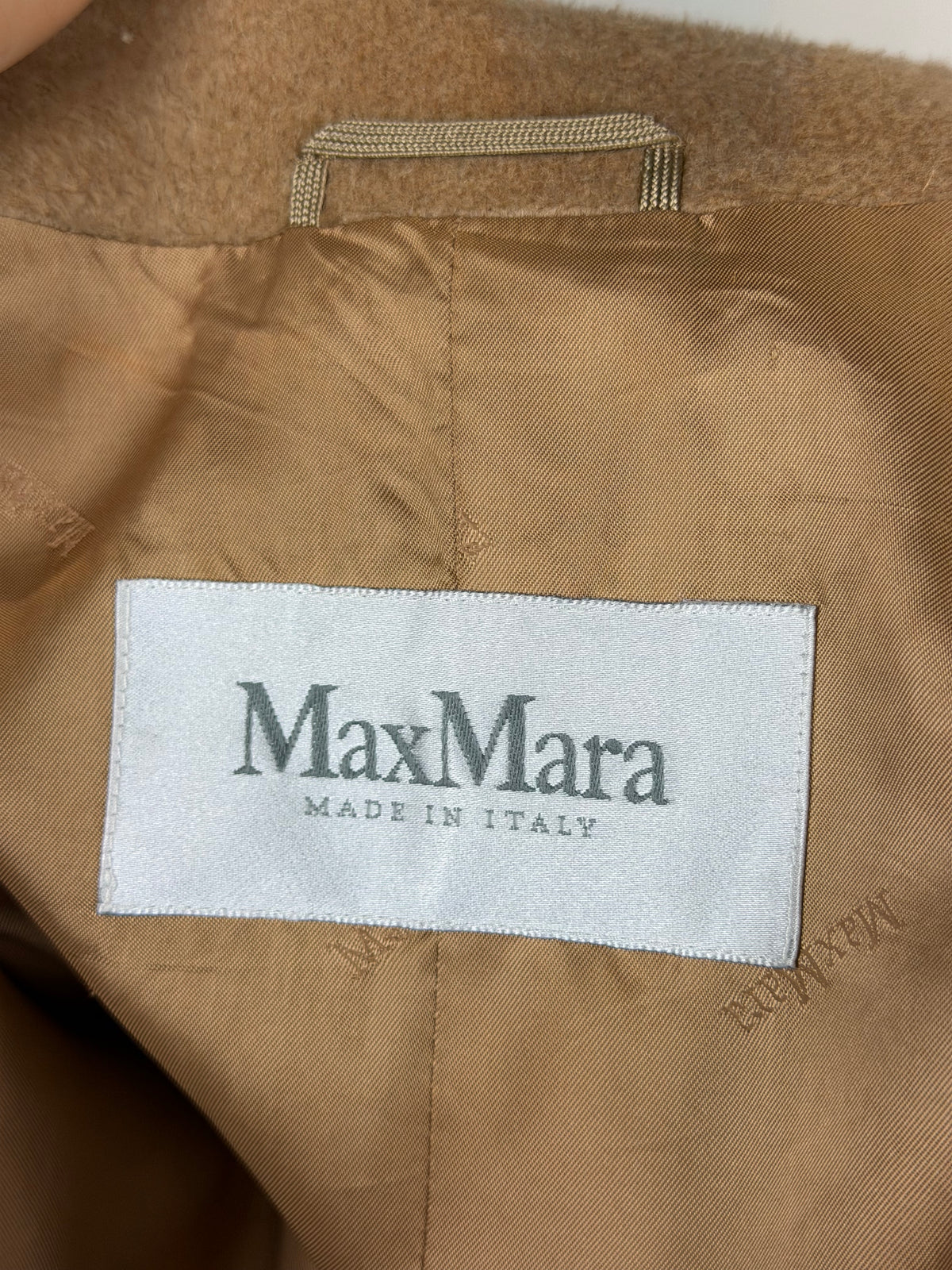 MAX MARA cappotto in 100% cammello