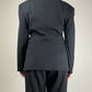 Blazer vintage in misto lana gessato