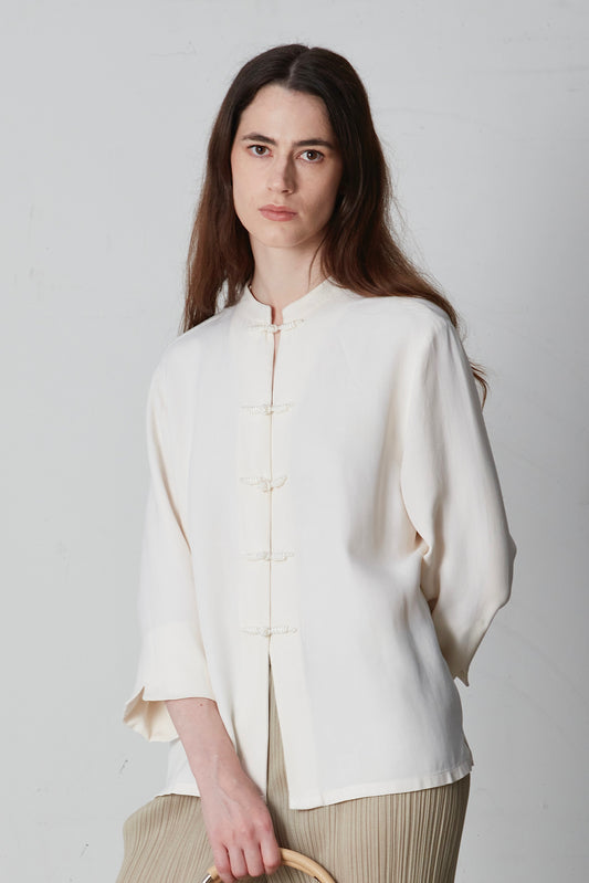 Casacca stile orientale Ralph Lauren in seta