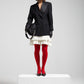 Blazer smoking nero in lana