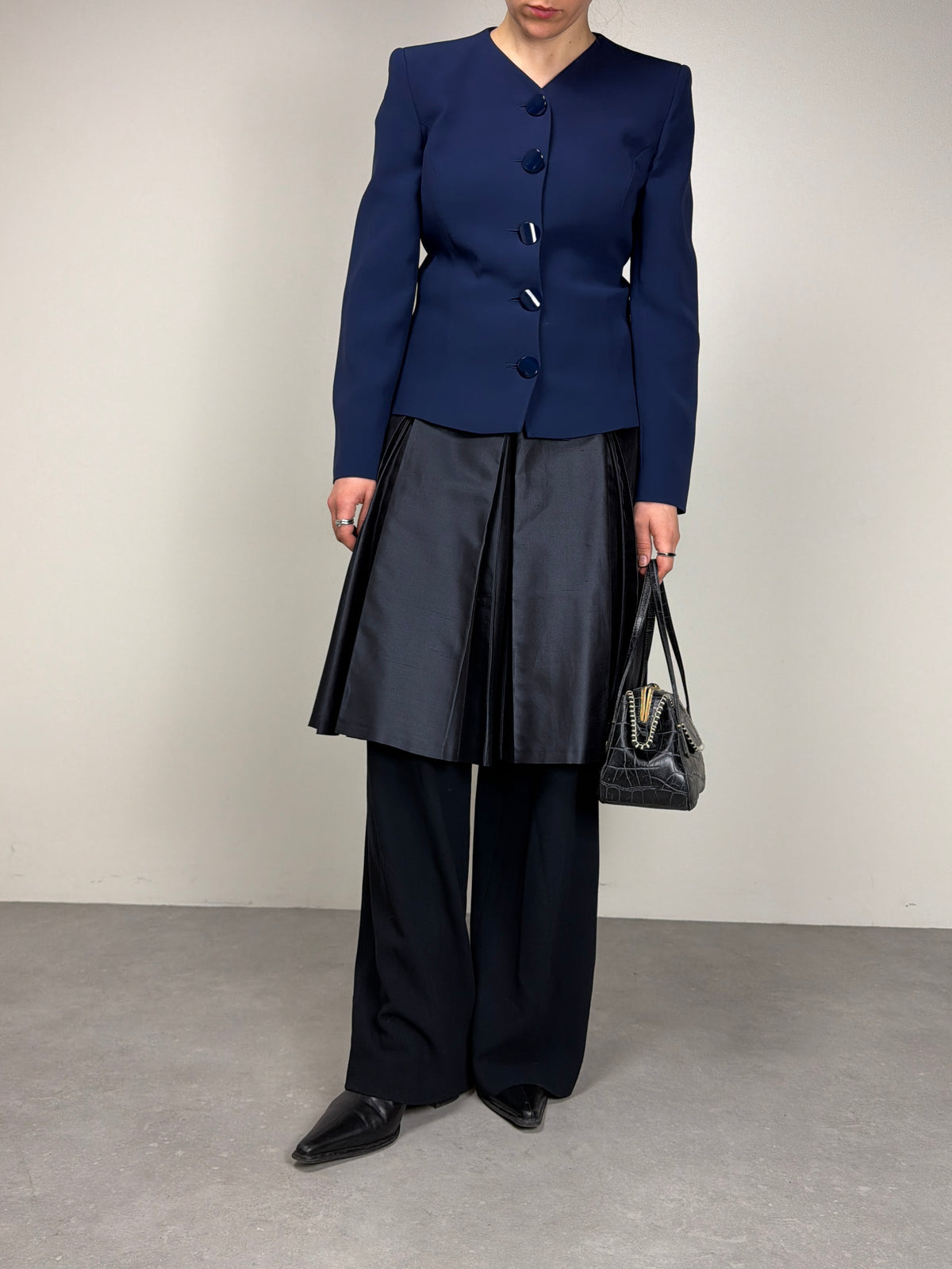 GIORGIO ARMANI blazer in seta