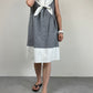 Abito vintage sartoriale made in Italy in cotone