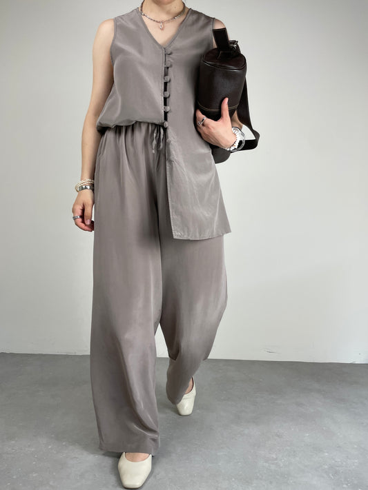 Completo vintage in pura seta