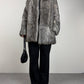 Pelliccia vintage in pregiato Rex rabbit
