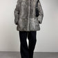 Pelliccia vintage in pregiato Rex rabbit