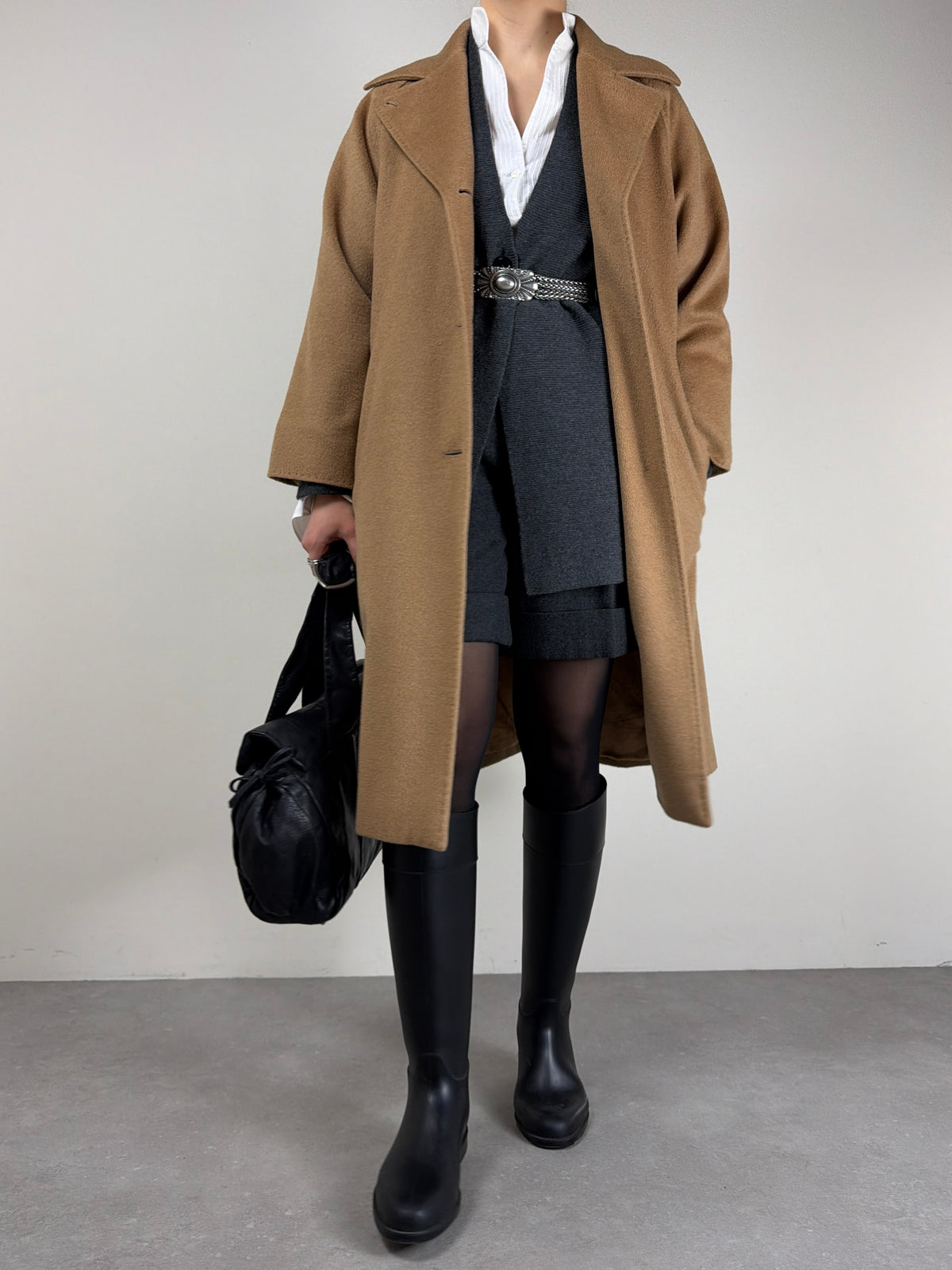MAX MARA cappotto in 100% cammello
