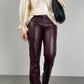 Borgogna leather pants