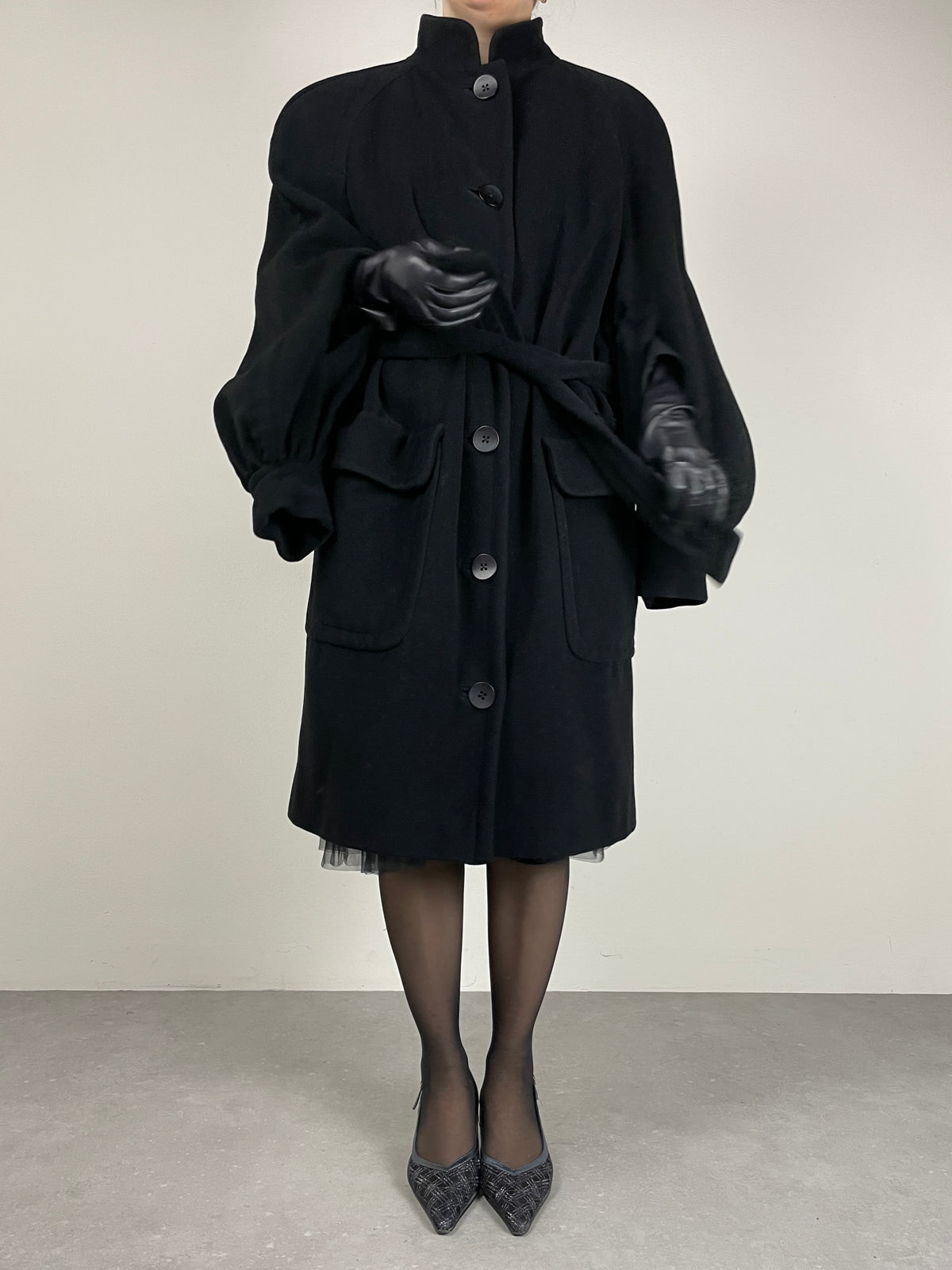 MOSCHINO COUTURE cappotto in lana e cashmere