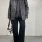 Giacca in vera pelle con gilet interno