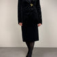 Blazer in velluto nero di cotone