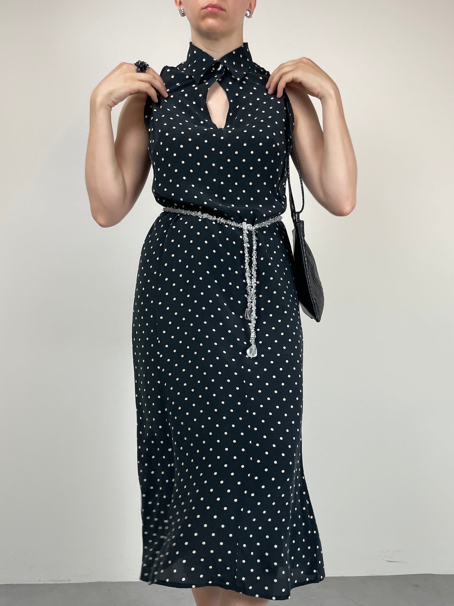 Abito MAX MARA in pura seta a pois