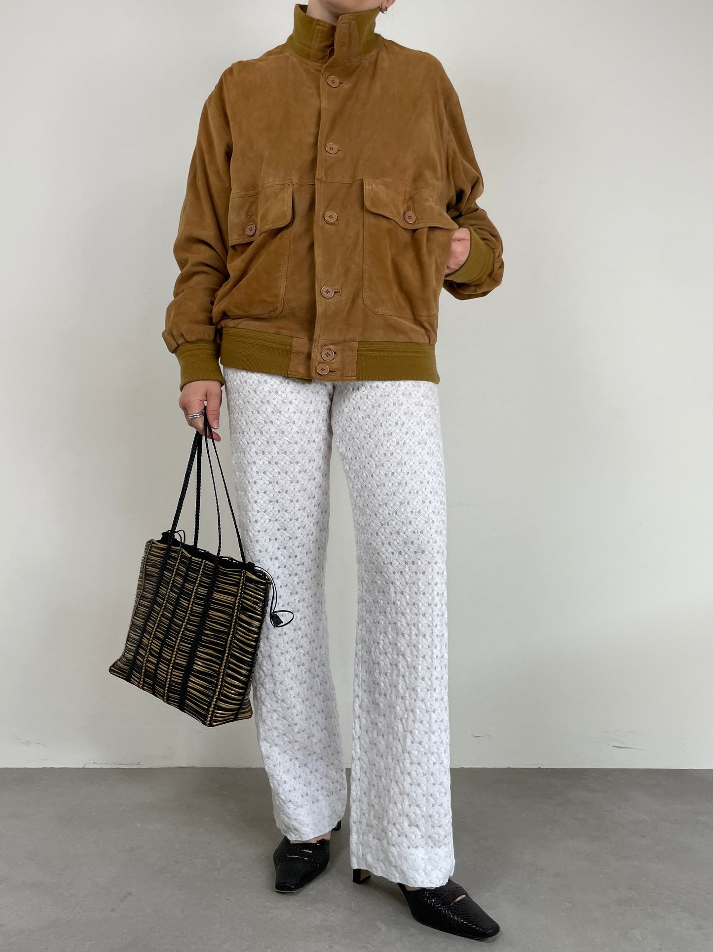 MISSONI pantaloni vintage effetto pizzo