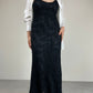 Abito vintage in pizzo nero