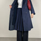 Blue trench coat