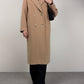 Cinzia Rocca cappotto in lana, lambswool e cashmere color beige