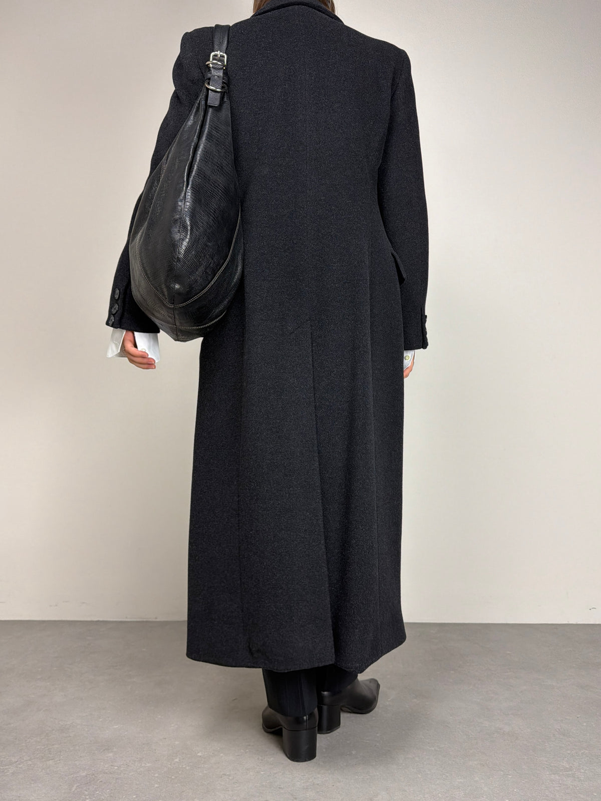GIANFRANCO FERRÈ STUDIO cappotto in lana e angora
