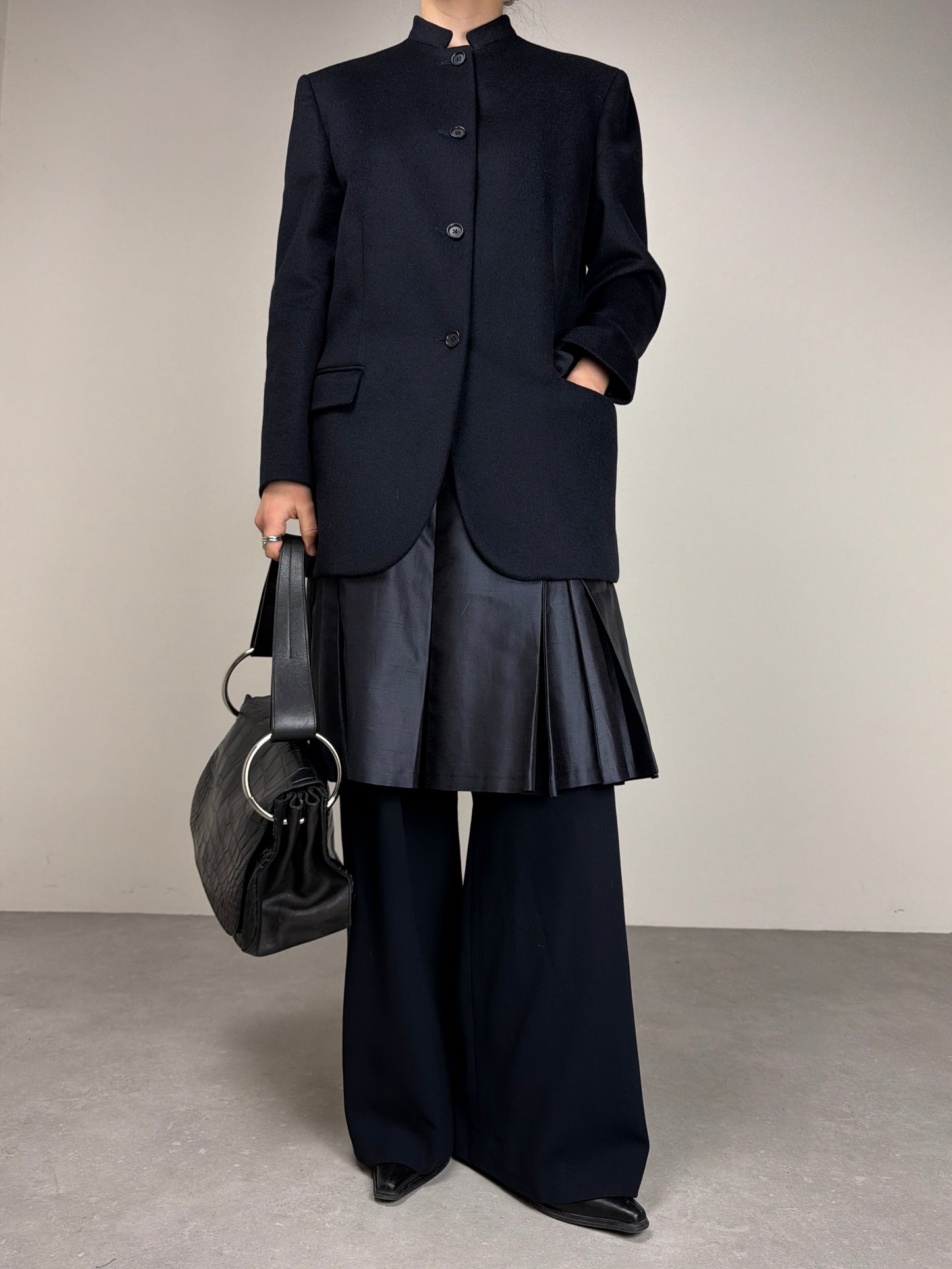 Blazer in 100% puro cashmere made in Italy