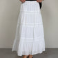 Gonna vintage a balze in cotone