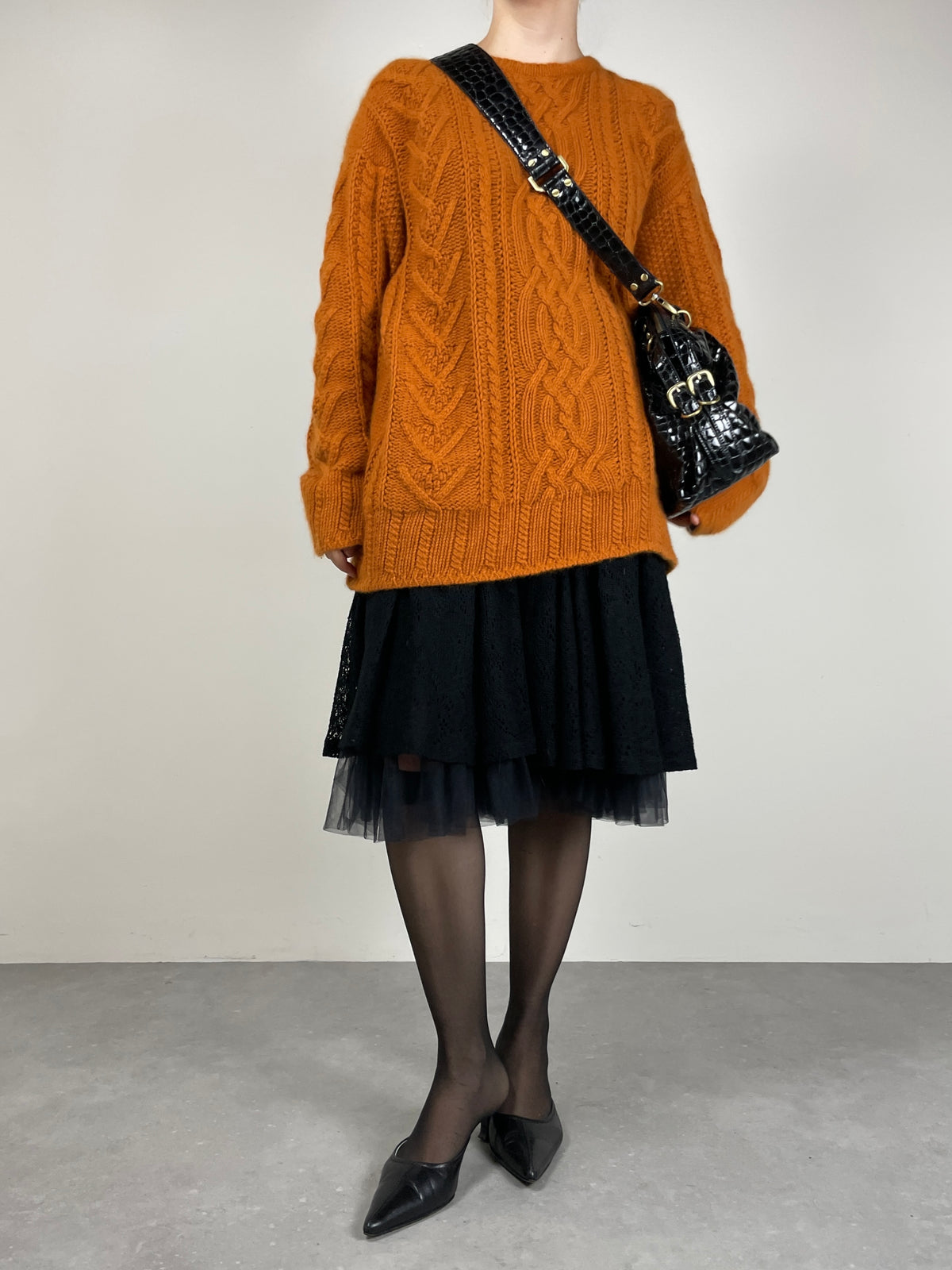 MAX MARA maglione in lana e angora