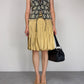 Top vintage in pizzo con intreccio