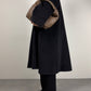 Borsa hobo in vera pelle color tortora