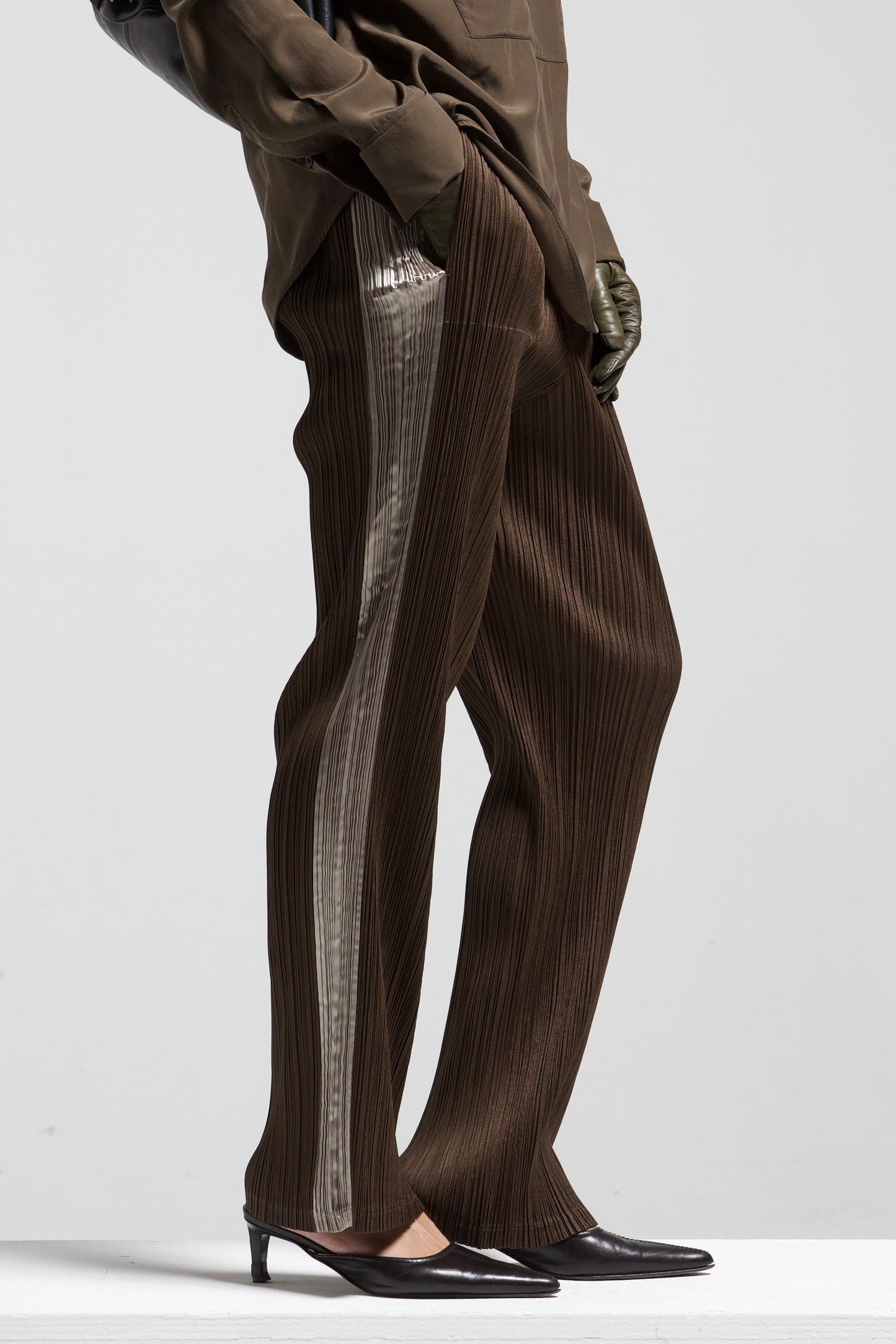 Pleats Please Issey Miyake pantaloni