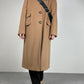 Cappotto in pura lana color cammello Made in Italy