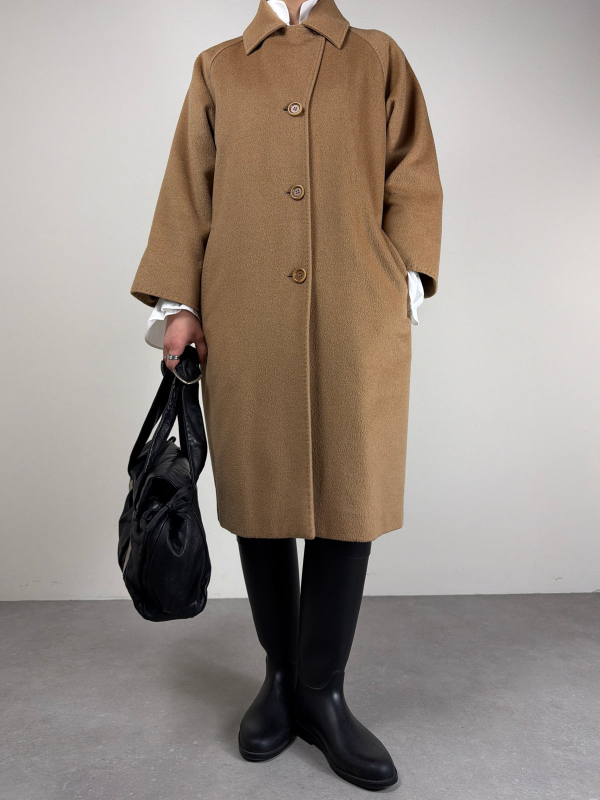MAX MARA cappotto in 100% cammello
